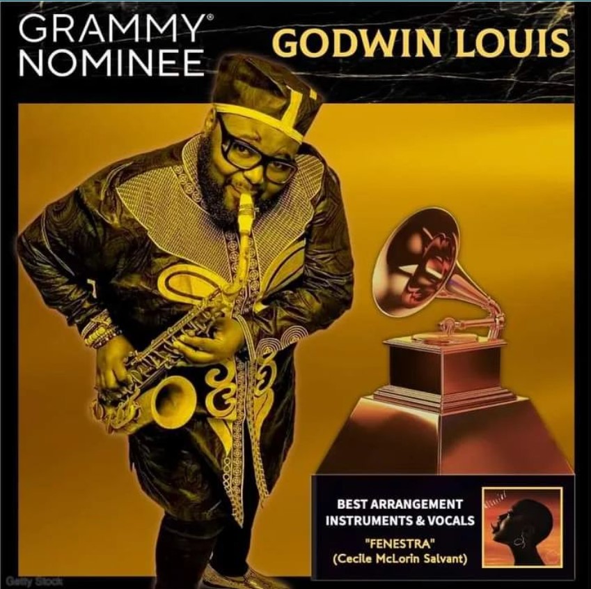 The Haitian Community introducing Godwin Louis: A Haitian-American Saxophonist at the Grammys 2024